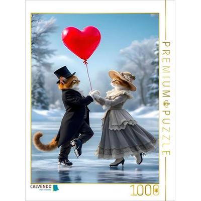 CALVENDO Puzzle Herzen tanzen federleicht im Takt | 1000 Teile Lege-Größe 64x48cm Foto-Puzzle für glückliche Stunden