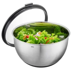 GEFU Schüssel Muovo 4500 ml Edelstahl Silber 4,5 l