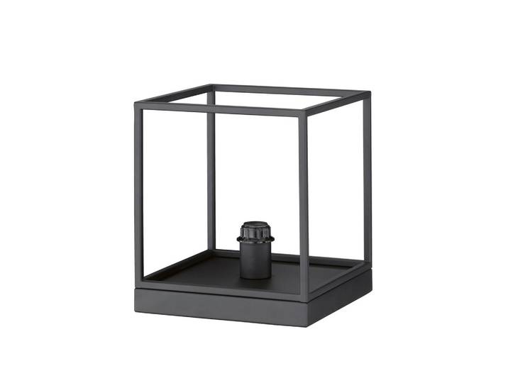 Fischer & Honsel Tischleuchte, Schwarz, Metall, 20x22.5x20 cm, Schnurschalter, Lampen & Leuchten, Innenbeleuchtung, Tischlampen, Tischlampen