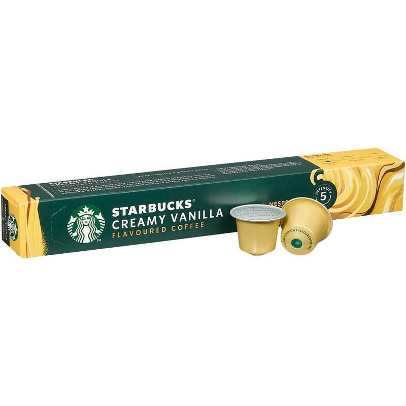 NESPRESSO Kaffeekapseln STARBUCKS® Creamy Vanilla Flavoured Coffee 6221314