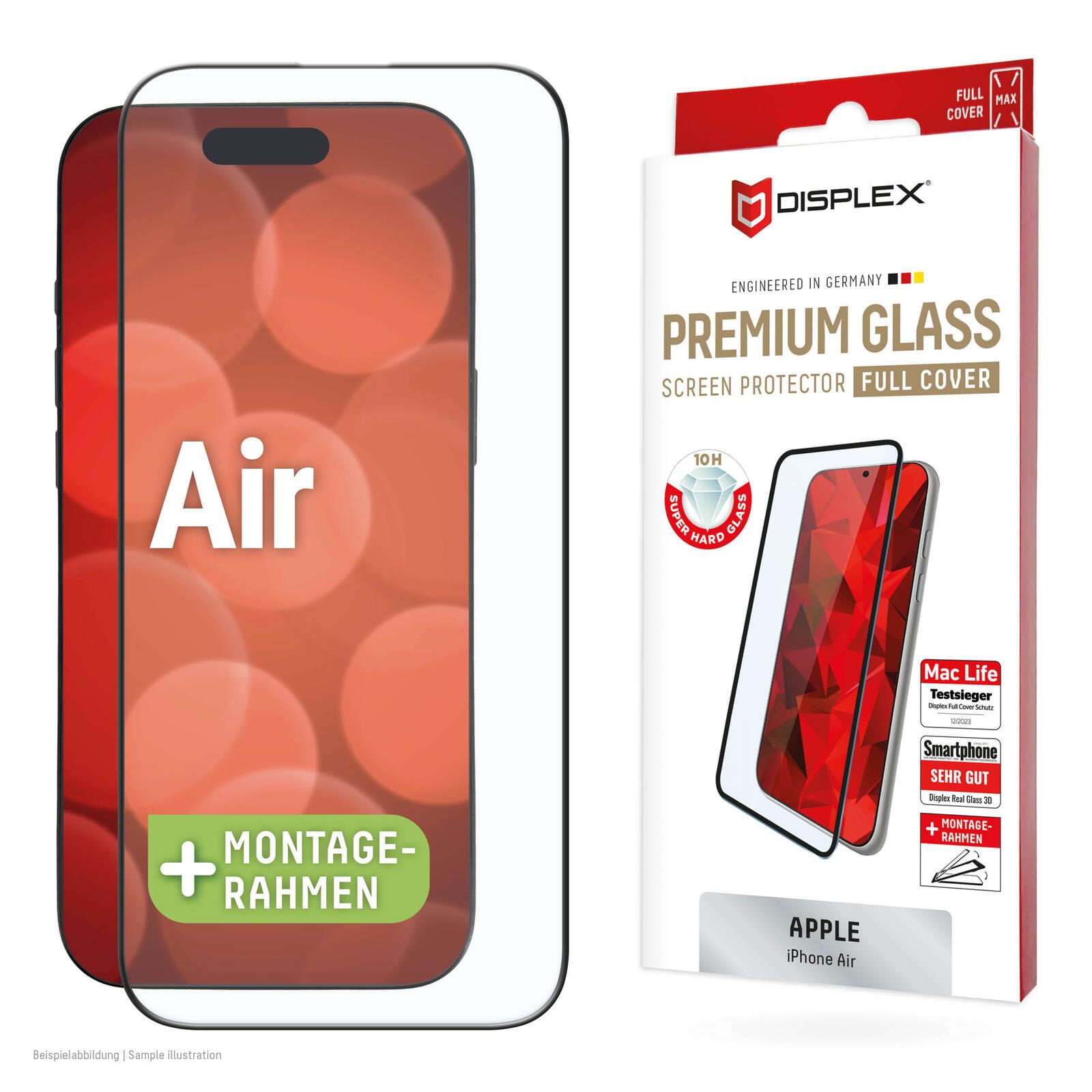 DISPLEX Premium Panzerglas (Full Cover) für Apple iPhone Air 02161_2