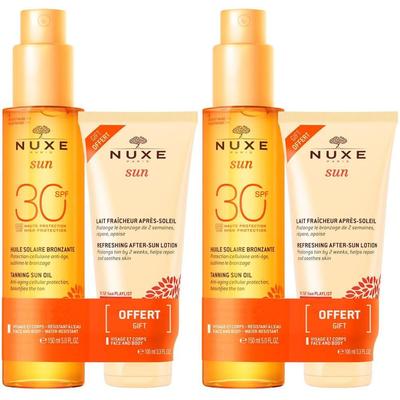 Nuxe Sun Set Sonnenöl LSF 30 gratis After-Sun 2x 2x1 St Kombipackung