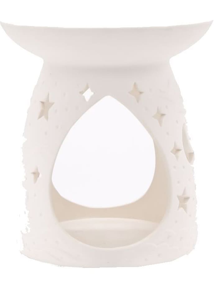 Candle Brothers Duftlampe "Sky" in Weiß - (H)11,9 x Ø 10,6 cm - onesize