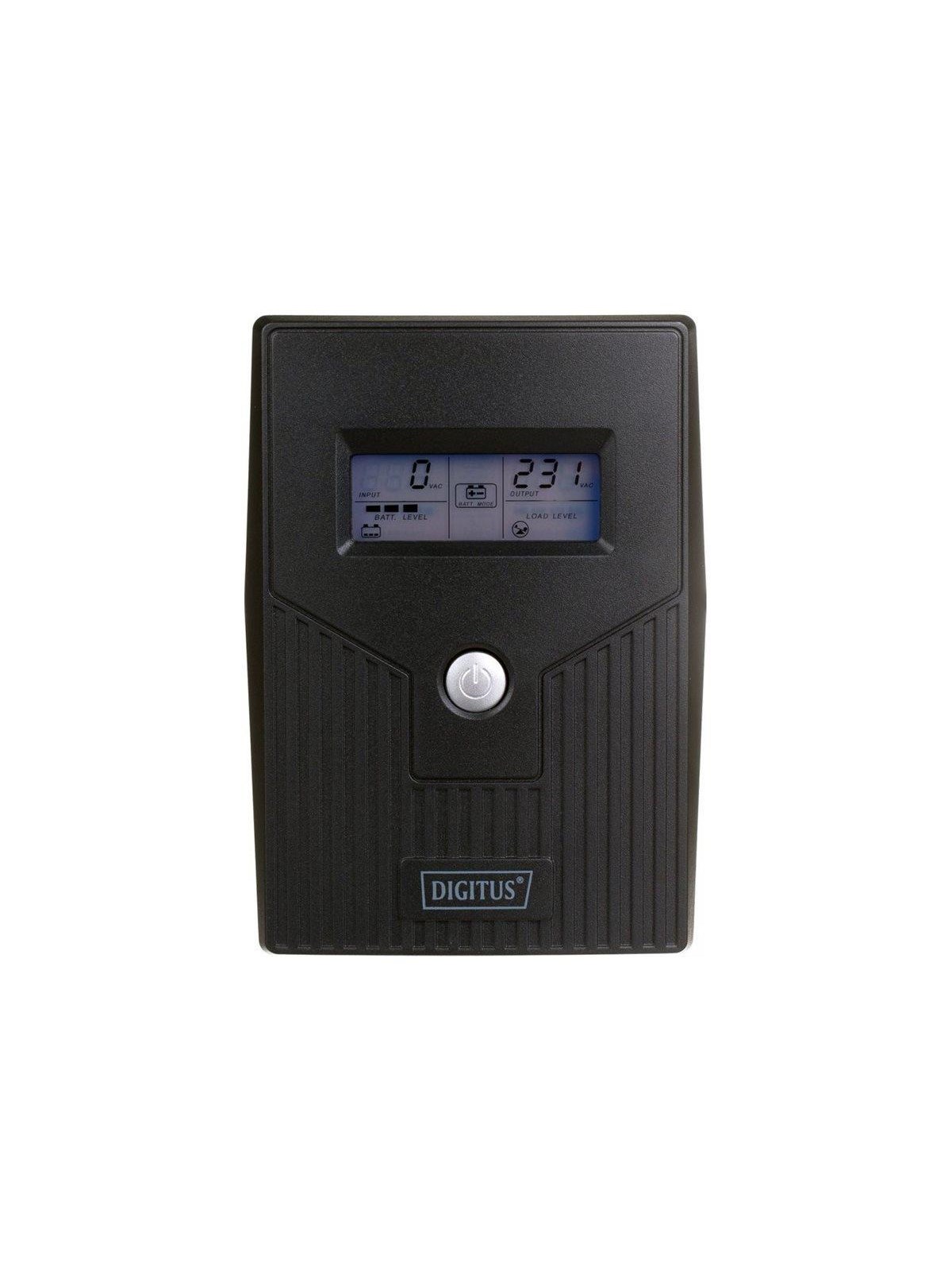 DIGITUS - UPS - line interactive LCD - 480 Watt - 800 VA - 9 Ah