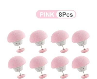 Inspired Living Premium Bed Sheet & Quilt Clip Set Secure Duvet Cover Fastener Grip (48 Pcs) pink 8pcs