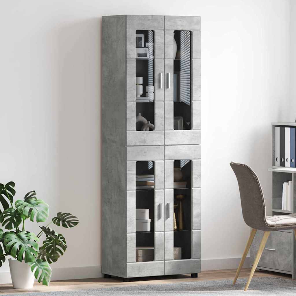vidaXL Haut Armoire FLORIN 60 x 35 x 182 cm Gris béton
