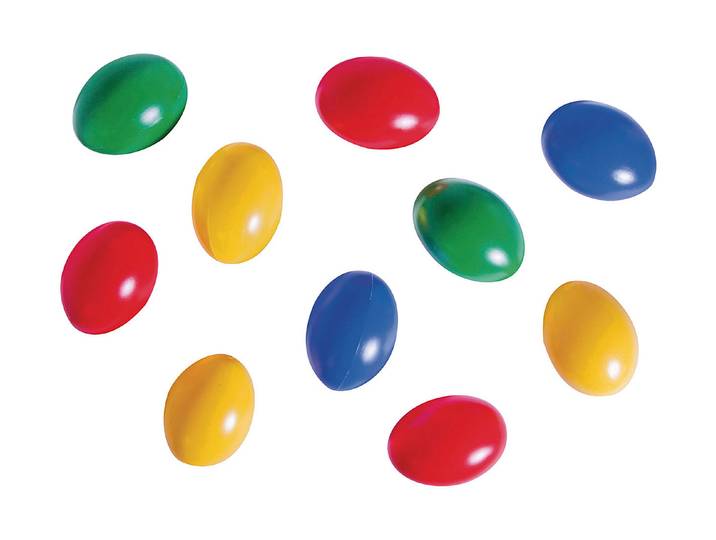 Rayher Plastik-Eier 6 cm 10 Stück