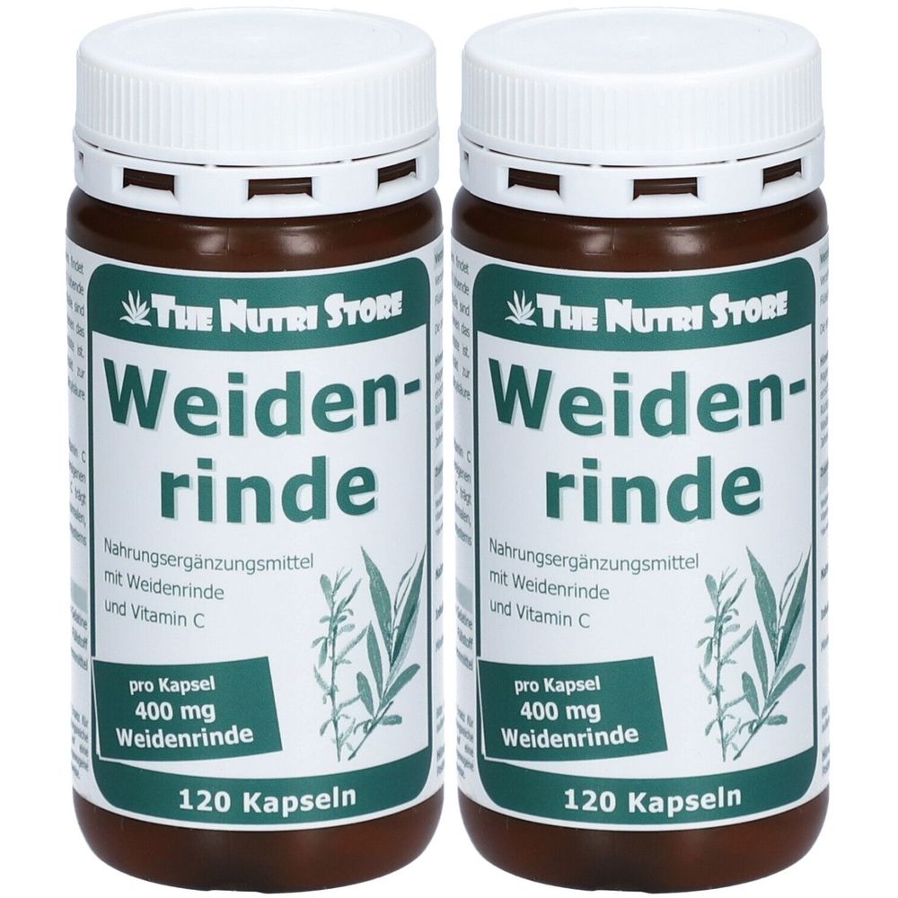 Weidenrinde Kapseln 400 mg 2x 2x120 St