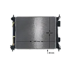 Kühler Motorkühlung MAHLE CR 2269 000S für Hyundai Accent IV