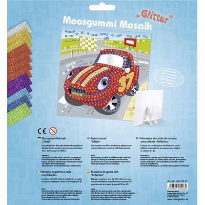 URSUS Moosgummi-Mosaik 'Glitter - Rennwagen'