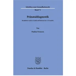 Pränataldiagnostik, Fachbücher von Paulina Svensson