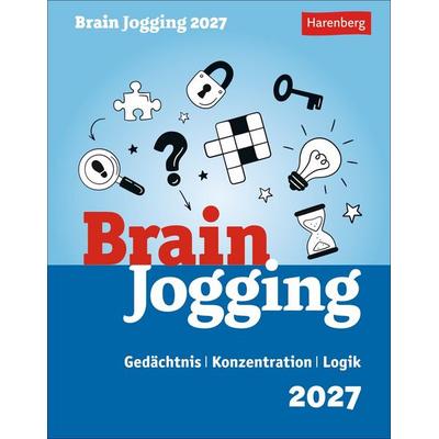 Brain Jogging Tagesabreißkalender 2027 - Gedächtnis, Konzentration, Logik