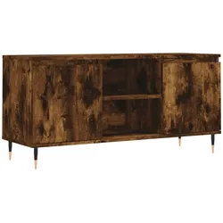 vidaXL TV-Schrank Räuchereiche 104x35x50 cm Holzwerkstoff
