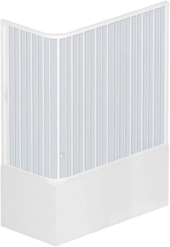 Famanu Duschkabine PVC - Praktische Seitenöffnung - 70x170 cm - Weiß
