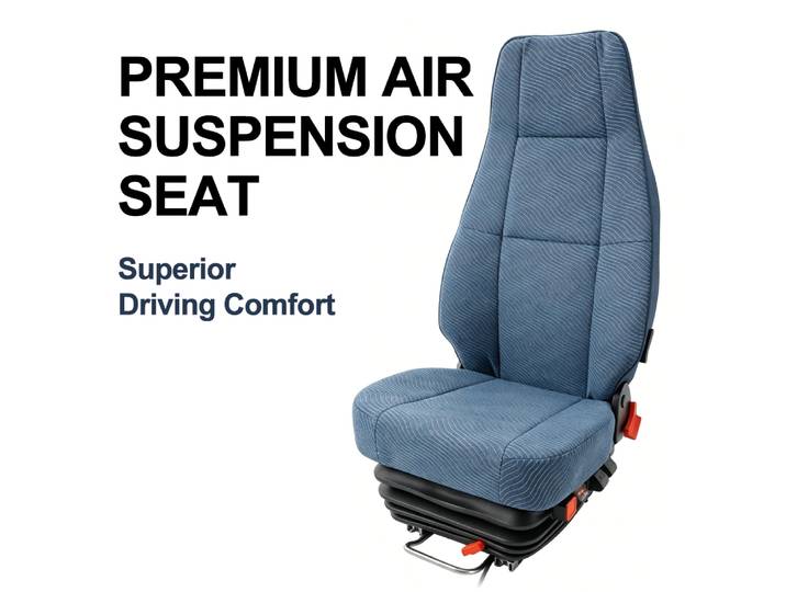 Siège de camionneur pneumatique toutes saisons, excellente qualité, sièges de camion lourd avec options de massage, ventilation, chauffage et rotation