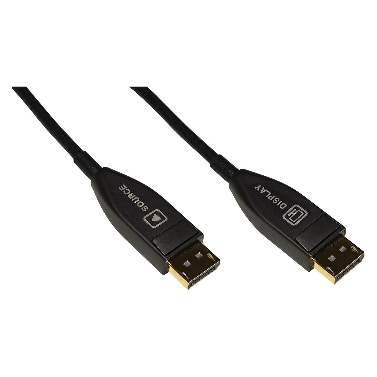 Link AOC Hybrid-Glasfaserkabel mit DisplayPort (100 m) (LKCDP100F)