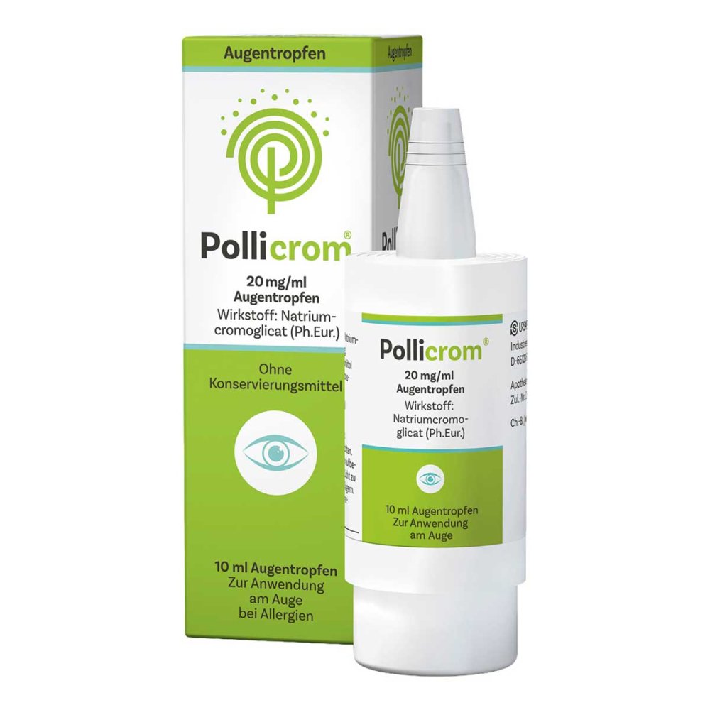 URSAPHARM Arzneimittel GmbH Pollicrom 20 mg/ml Augentropfen 13706658