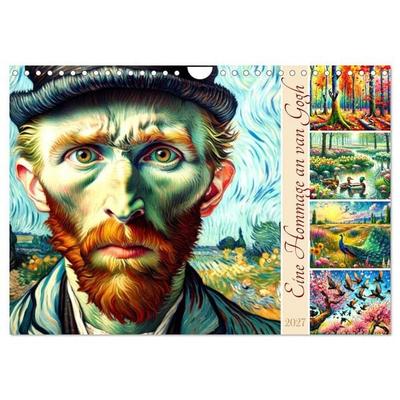 Eine Hommage an van Gogh (Wandkalender 2027 DIN A4 quer), CALVENDO Monatskalender