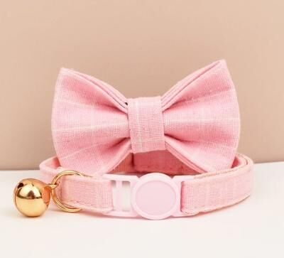 Uplift Picks Adjustable Bowknot Cat Collar Safety Breakaway Comfortable Stylish Collar For Cats 22 l