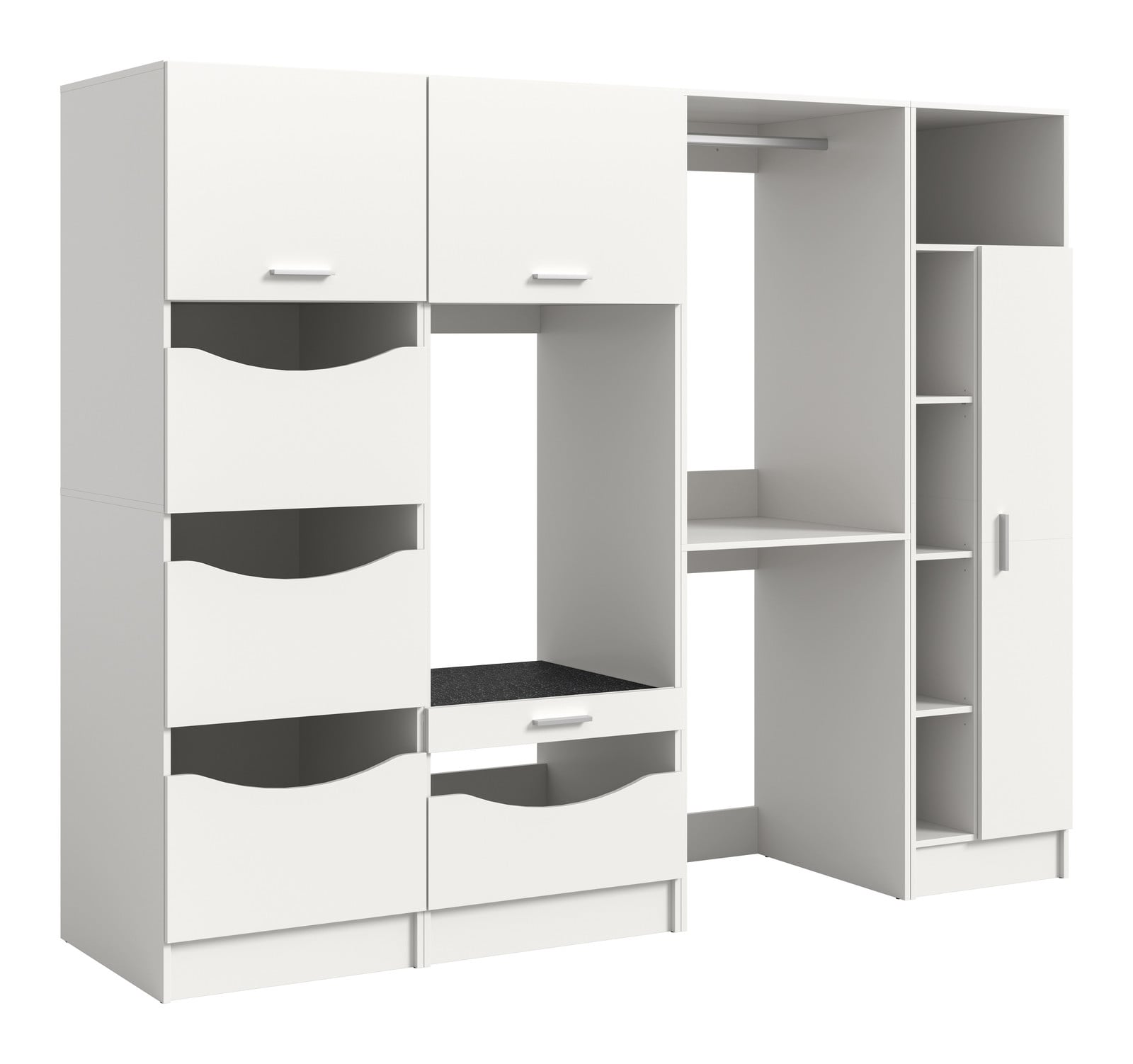 Xonox Set voor het ombouwen van wasmachines, wit, B: 248 cm, D: 195 cm, H: 68 cm