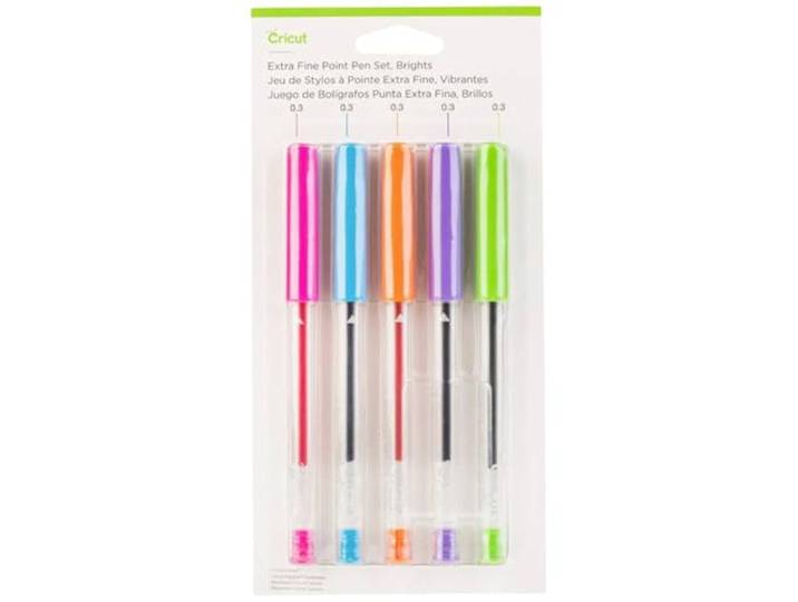Cricut Explore/Maker Extra Fine Point Pennenset 5-pak Brights
