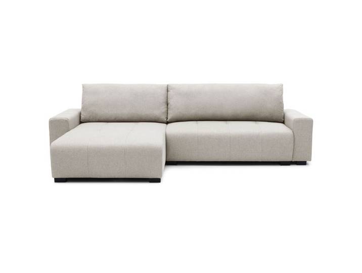 MOSAIKASA Canapé d'angle convertible élégant Malone Tissu Beige