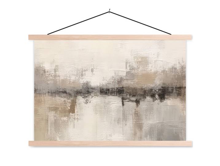 MuchoWow Poster Moderne Kunst - Abstrakt - Beige 120x80 cm, Rechteckig, 120x80x0.15 cm, Bilder & Rahmen, Bilder, Sonstige Wandbilder