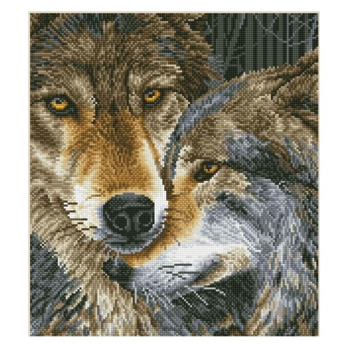 Diamond Dotz Diamond Painting Wolf Liebe (DD10.024)