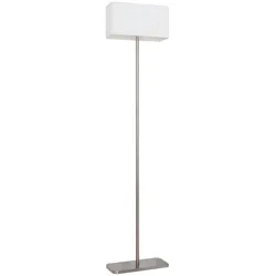 9,5 Watt LED Stand Leuchte Textil Steh Lampe Fuß Tritt Schalter Beleuchtung