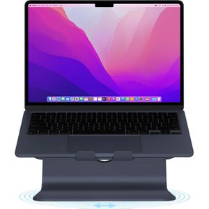 Rain-Design Laptop-Ständer mStand360, Aluminium, bis 17 Zoll, mitternacht, für Apple MacBook, drehbar