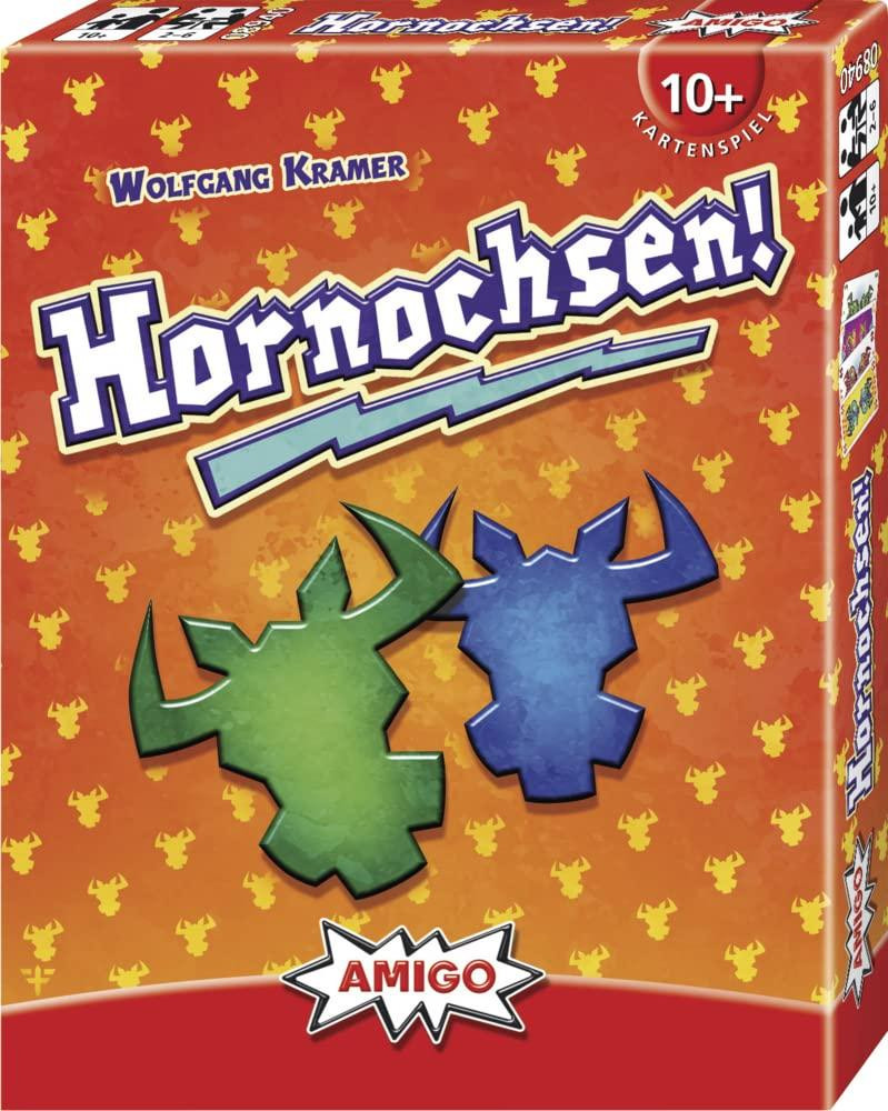 Amigo Spiele 8940 Hornochsen spel voor 10 jaar en ouder in groen en rood