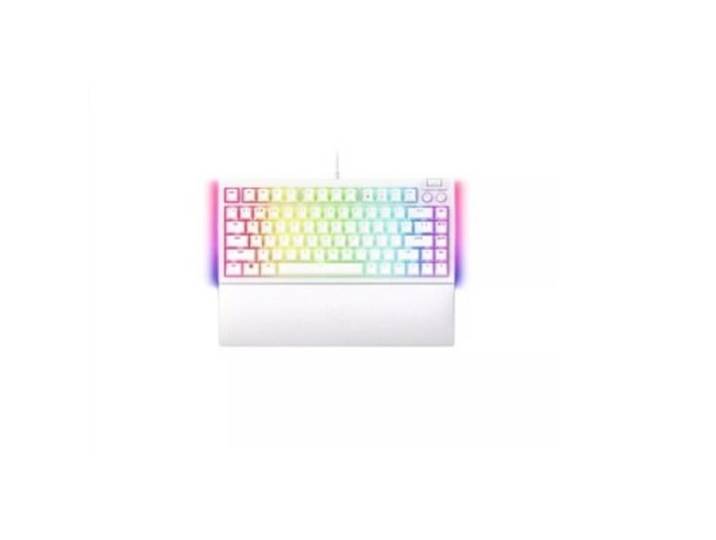 Razer BlackWidow V4 75% Hot-swappable Mechanisch Gaming-toetsenbord - Witte Editie - US Qwerty-indeling