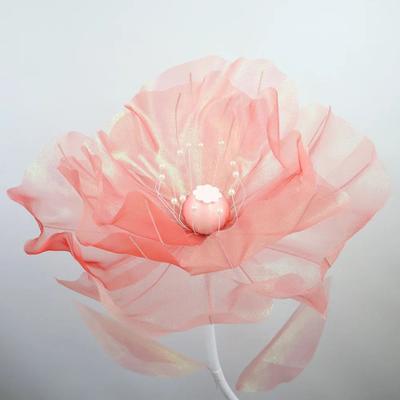 Uplift Treasures 50cm 3D Simulation Butterfly Large Hanging Gauze Decoration For Weddings, Festivals & Outdoor Displays pink 2