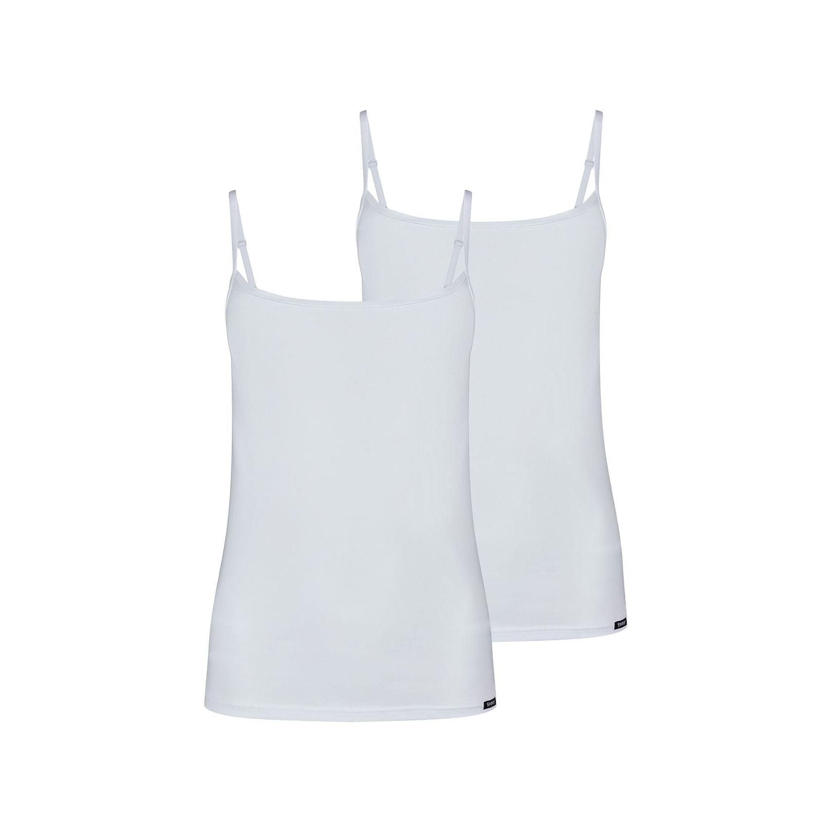 SKINY Damen Spaghettitop Cotton Essentials 2er Pack