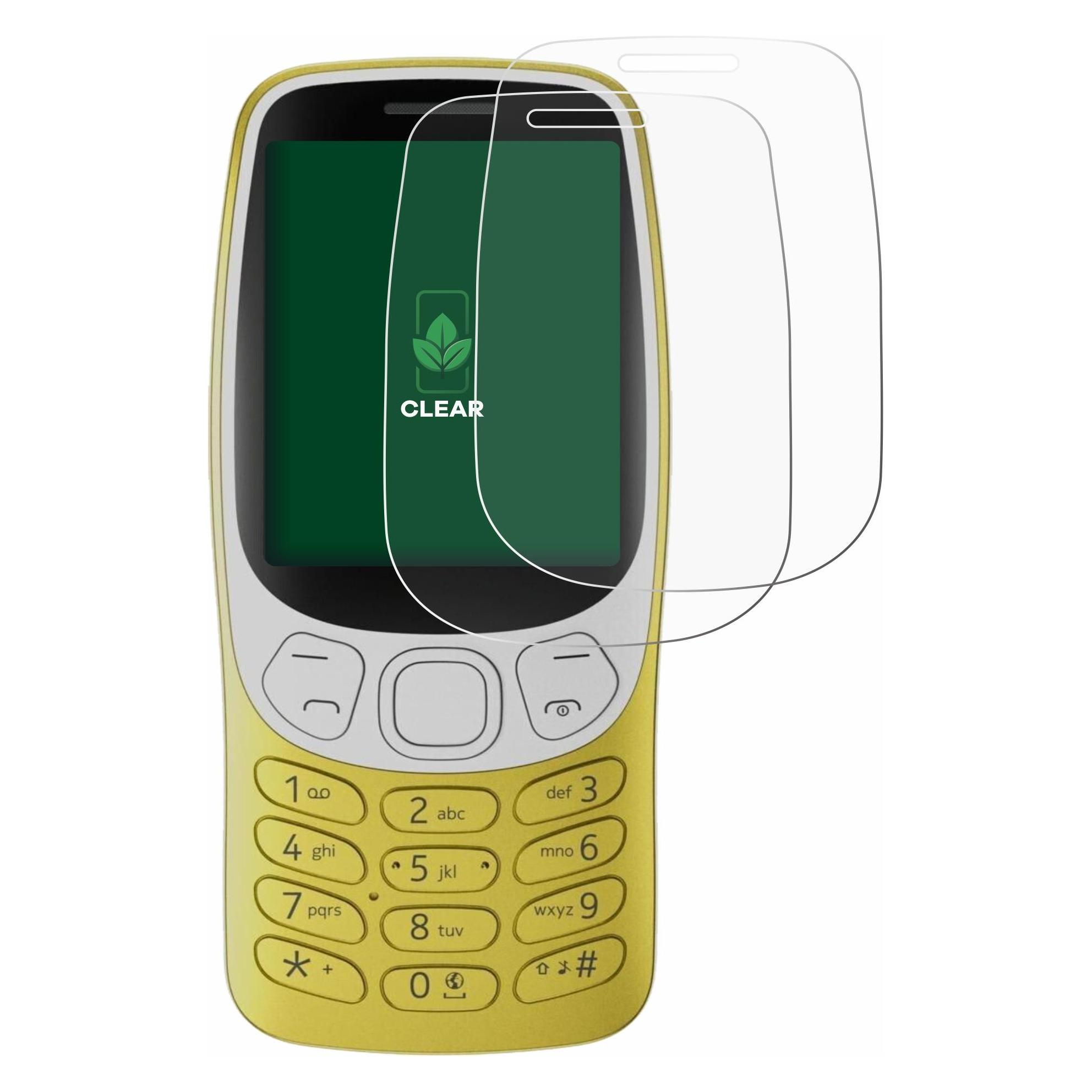 ScreenLeaf Schutzfolie für Nokia 3210 Displayschutz Display Schutz Folie Klar Transparent (Nokia 3210) (6156951)