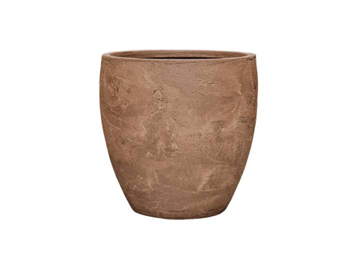 Hochwertiger In- & Outdoor Blumentopf „Alger Couple“ Braun Baq Design