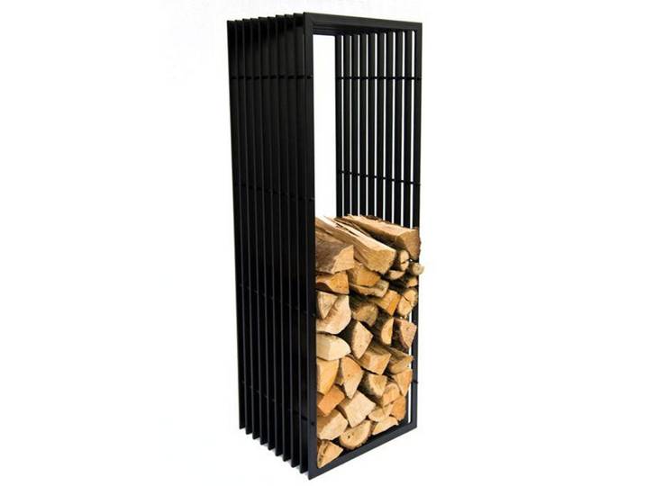 DanDiBo Kaminholzregal D-Stil 150 cm Kaminholzständer Holzkorb Kaminholzhalter Holzregal, Schwarz, Metall, 150x50x40 cm, Kleinmöbel, Kamine & Zubehör, Kaminholzregale