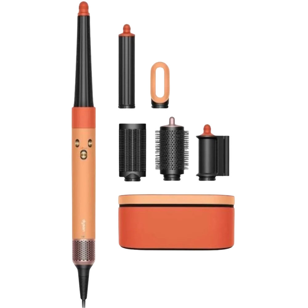 Dyson Airwrap I.d.ᵀᴹ Multi-Styler and Hairdryer [European Plug Type F] 1&nbsp;un. Ceramic Apricot/Topaz Straight + Wavy Hair