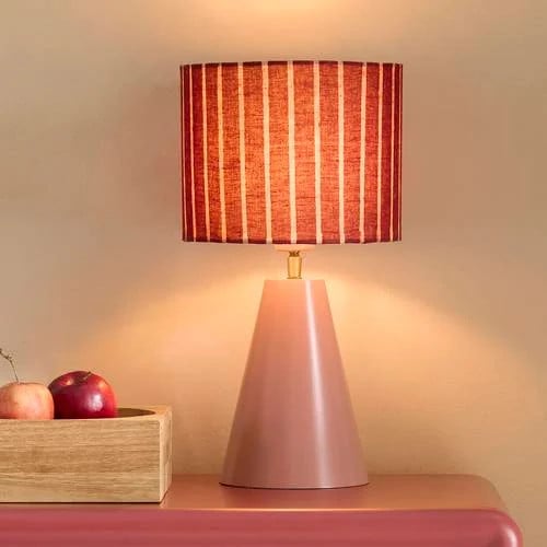 NOUS Living Line tafellamp - roze/rood