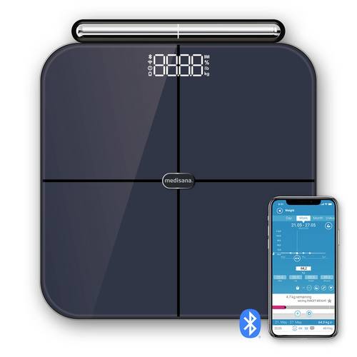 Medisana BS 850 Körperanalysewaage 40488 digital Wägebereich (max.)=180kg Schwarz
