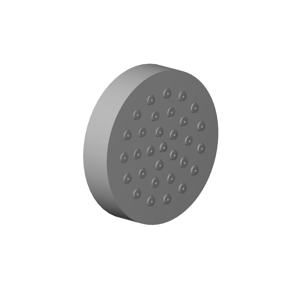 Dornbracht Sprayface für Seitenbrausen Ersatzteile 90120502800 D. 55 x 12 mm Messing gebürstet (23kt 90120502800-28