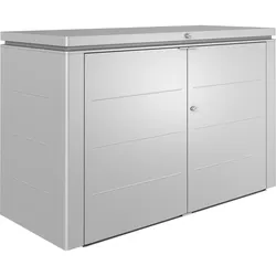 Biohort HighBoard Geräteschrank-200 x 84 x 127 cm (Größe 200)-silber-metallic