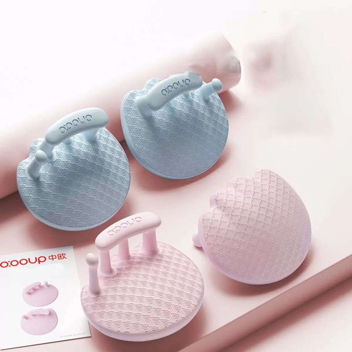 INF Silicone Fußgewölbe-Trainer und Hallux Valgus Korrektor für Beinformung und Schienbeinstraffung (1 Paar) Blau