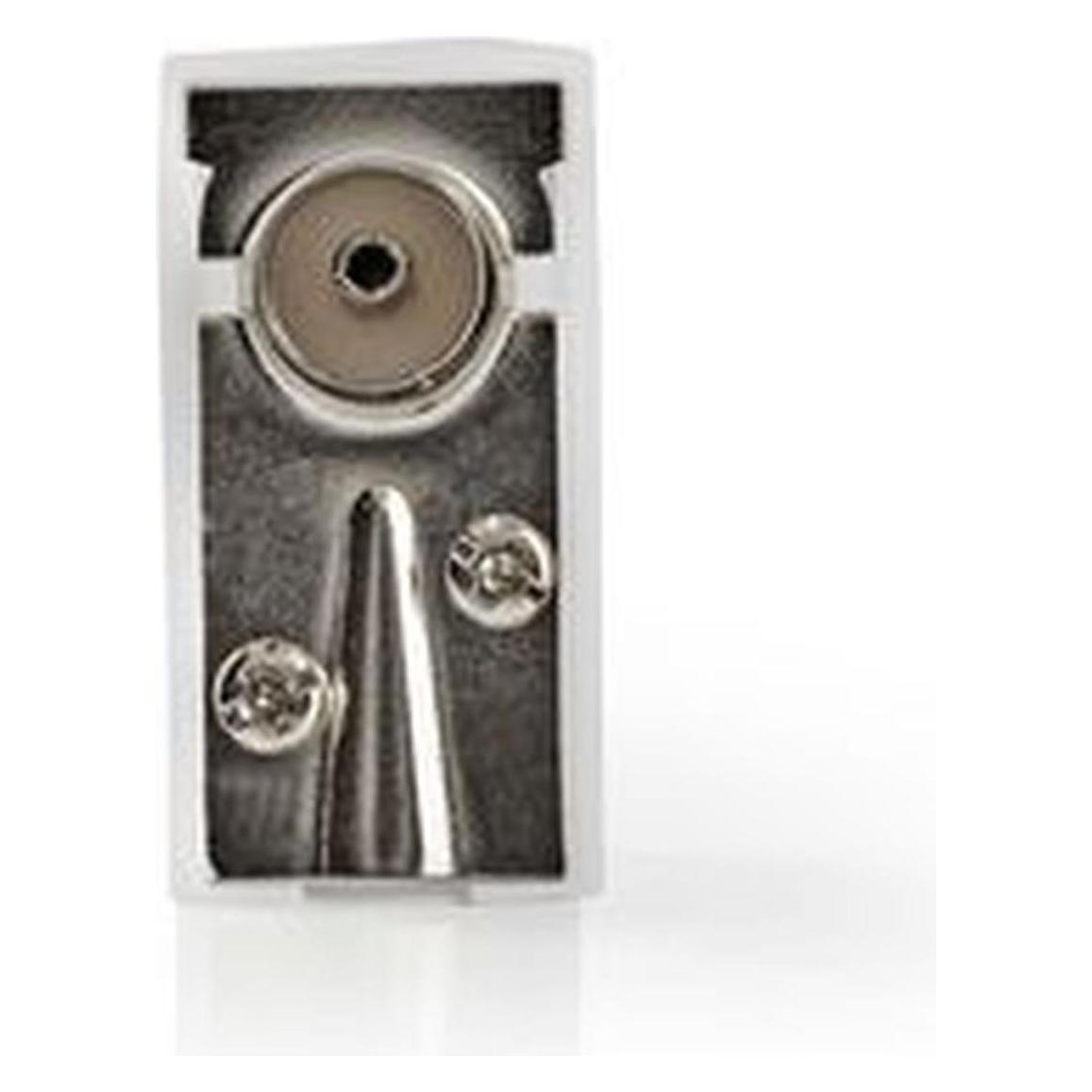 Nedis Stecker IEC (koaxial) Mach + Buchse - Winkel (Stecker und Verbinder) (CSGB40995WT)