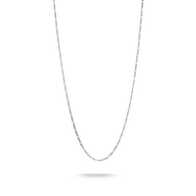 Collierkettchen THOMAS SABO "Figarokettengliederung" Gr. 45, silber (silberfarben), Halsketten, Damen, 45, Silber 925 (recycelt)