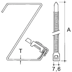 Niedax Kabelbefestigung AH153-CT2R