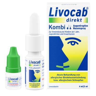 Livocab direkt Kombi 4 ml Augentr.+5 Nasenspray 1 St Kombipackung
