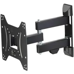 Hama TV-Wandhalterung (Wand, 20 kg, 19" - 48"), TV Wandhalterung, Schwarz