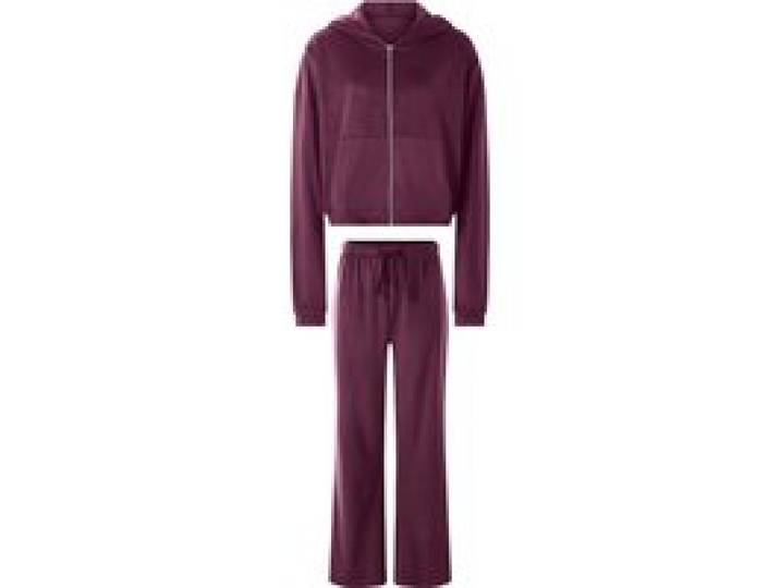 ESMARA KIDS Ensemble velours, 2 pièces (bordeaux, 12-14 ans)