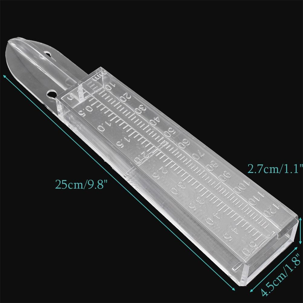 Cocosity Regenmeter met dubbele schaal, 120 ml, plastic, voor buitengebruik